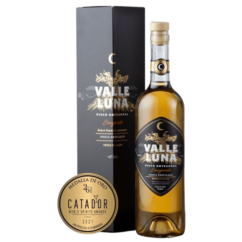 Pisco Valle Luna Envejecido 40º 750cc